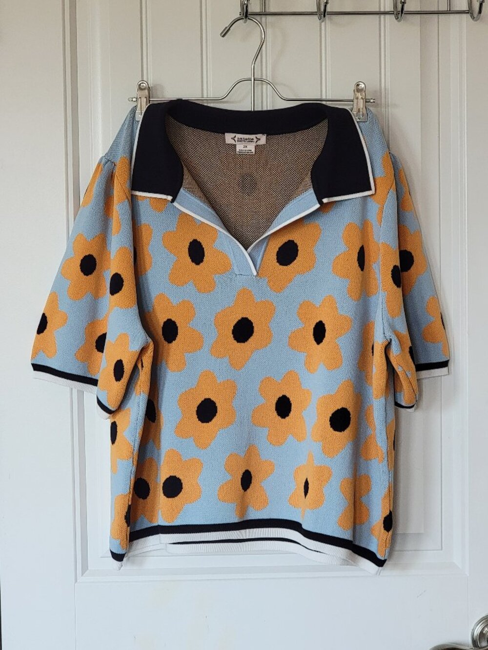 Nanette Lepore Flower Top 2X